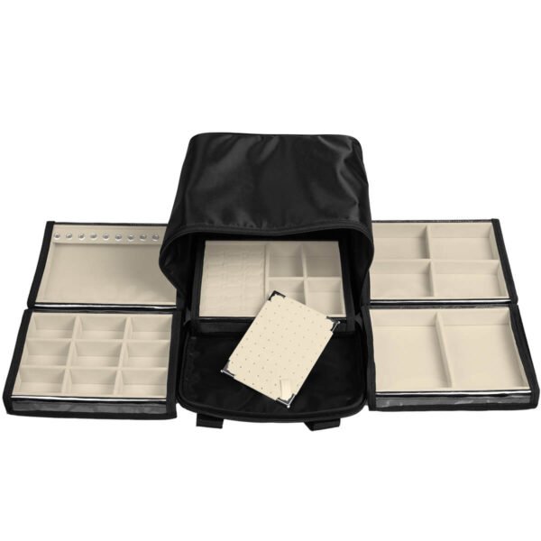Bolsa Mini com 5 Bandejas para joias bijuteria Gelo Aberta Kratos Embalagens