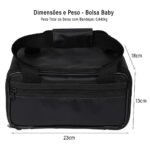 Bolsa Baby com 3 Bandejas para joias bijuteria Kratos Embalagens