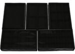 Kit 5 Bandejas Média Organizadoras Preto para Joias Kratos Embalagens