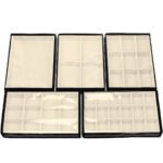 Kit 5 Bandejas Grande Organizadoras Gelo para Joias Kratos Embalagens