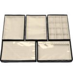 Kit 5 Bandejas Grande Organizadoras Gelo para Joias Kratos Embalagens