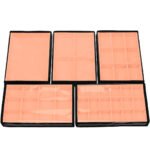 Kit 5 Bandejas Grande Organizadoras Salmão para Joias Kratos Embalagens