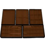 Kit 5 Bandejas Grande Organizadoras Terracota para Joias Kratos Embalagens