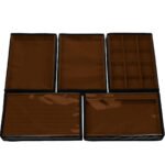 Kit 5 Bandejas Grande Organizadoras Terracota para Joias Kratos Embalagens