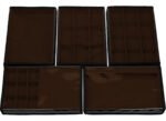 Kit 5 Bandejas Organizadoras Big Marrom para Joias Kratos Embalagens