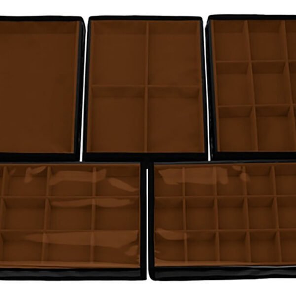 Kit 5 Bandejas Big Terracota para Joias Kratos Embalagens