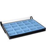 Bandeja Caixa Organizadora Big Azul Claro com Capa Kratos Embalagens