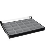 Bandeja Caixa Organizadora Big Cinza com Capa Kratos Embalagens