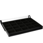 Bandeja Caixa Organizadora Big Preto com Capa Kratos Embalagens