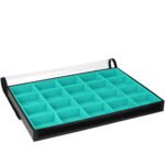 Bandeja Caixa Organizadora Big Turquesa com Capa Kratos Embalagens