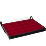 Bandeja Caixa Organizadora Big Vermelho com Capa Kratos Embalagens