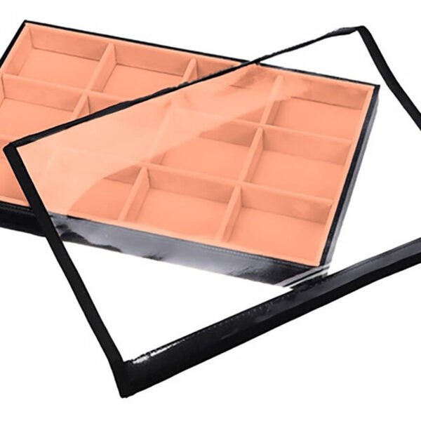 Bandeja Média Organizadora Salmao para Joias Kratos Embalagens