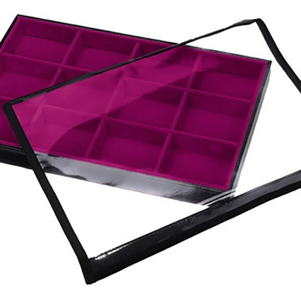 Bandeja Organizadora Grande Pink para Joias Kratos Embalagens