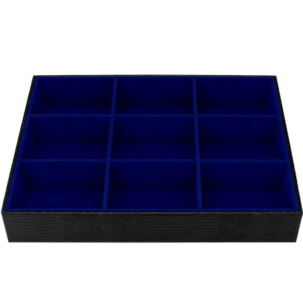 Bandeja Big Azul Royal Organizadora para Joias Kratos Embalagens