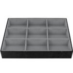 Bandeja Big Cinza Organizadora para Joias Kratos Embalagens
