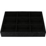 Bandeja Big Preto Organizadora para Joias Kratos Embalagens