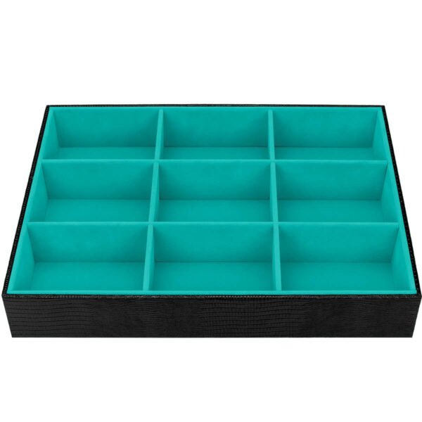 Bandeja Big Turquesa Organizadora para Joias Kratos Embalagens