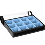 Bandeja Mini Azul Claro Organizadora para Joias Kratos Embalagens