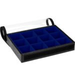 Bandeja Mini Azul Royal Organizadora para Joias Kratos Embalagens