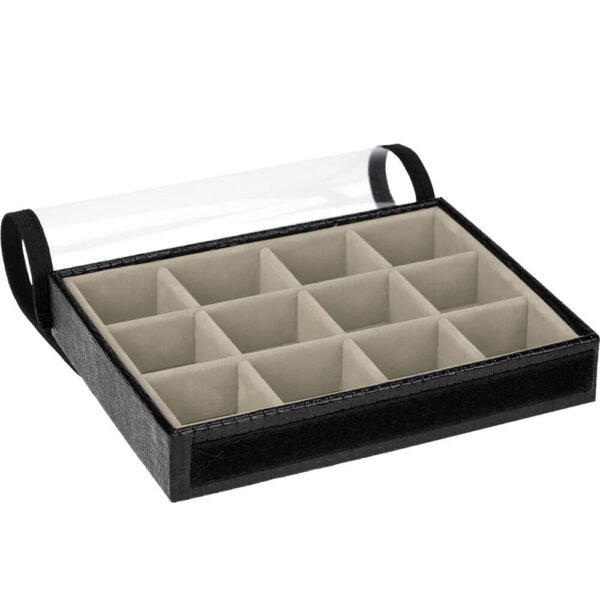 Bandeja Mini Bege Médio Organizadora para Joias Kratos Embalagens