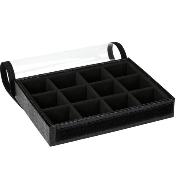 Bandeja Mini Preto Organizadora para Joias Kratos Embalagens