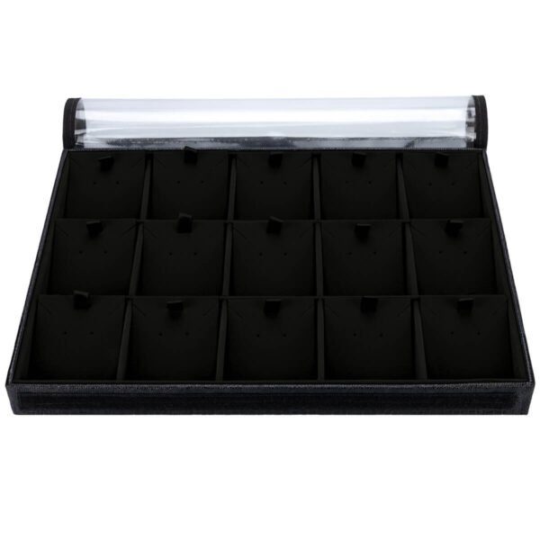 Bandeja Big Organizadora com Tag Preto para Joias Kratos Embalagens