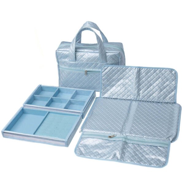Bolsa Bellamix Azul Claro Porta Joias Kratos Embalagens