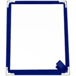 Espelho Avulso Azul Royal para Bolsa e Maleta Kratos Embalagens