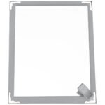 Espelho Avulso Cinza para Bolsa e Maleta Kratos Embalagens