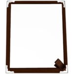 Espelho Avulso Marrom para Bolsa e Maleta Kratos Embalagens