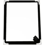 Espelho Avulso Preto para Bolsa e Maleta Kratos Embalagens