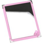 Espelho Avulso Rosa Claro para Bolsa e Maleta Kratos Embalagens