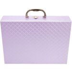 Maleta Porta Joias Grande Dupla com Aba de Proteção - Imagem 34