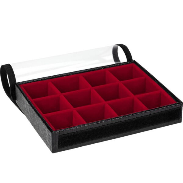 Bandeja Mini Vermelho Organizadora para Joias Kratos Embalagens