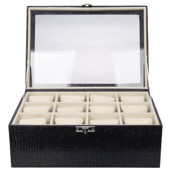 Estojo Maleta Grande Gelo para 12 Relógios Kratos Embalagens