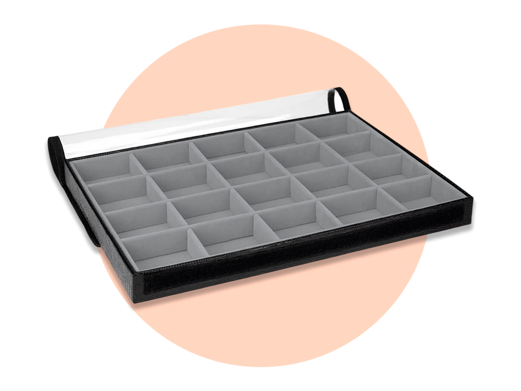 Bandeja Big com 20 Nichos com Capa - Catalogo Bandejas Kratos Embalagens