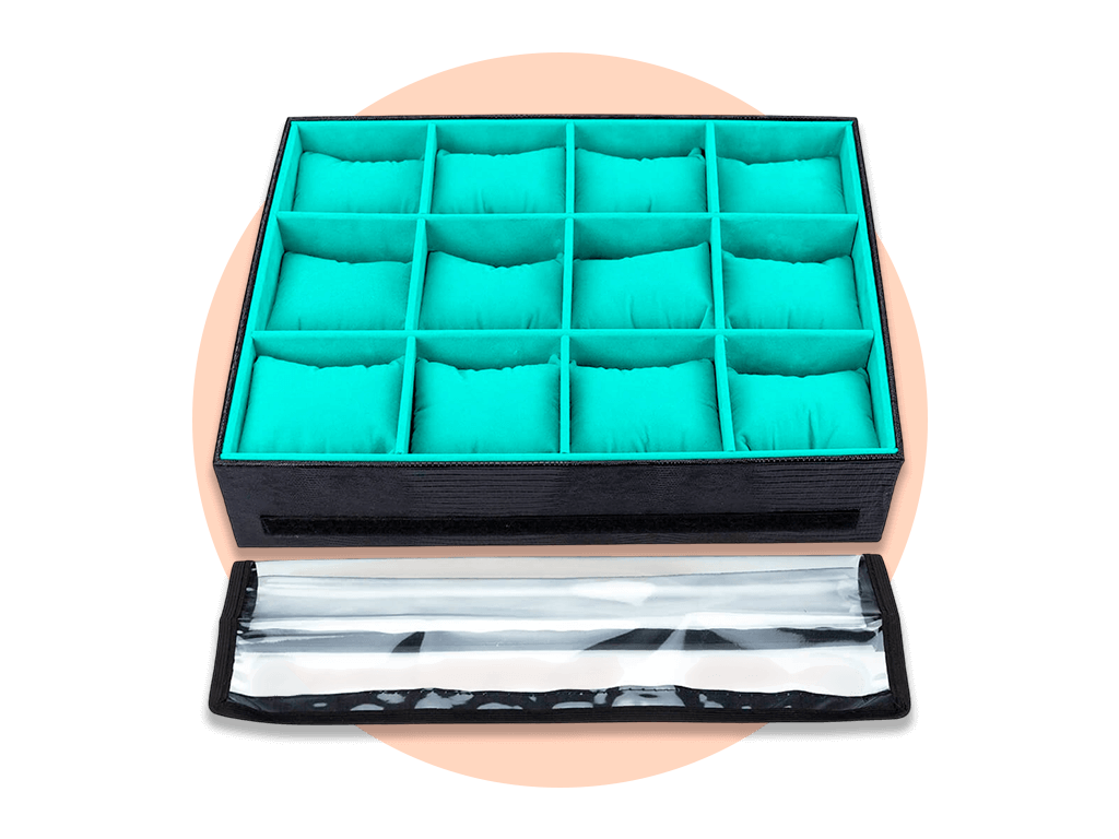 Bandeja Big com Porta Relógio Bracelete Pulseira - Catalogo Bandejas Kratos Embalagens