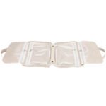 Bolsa Pasta Mostruário Joias Bijuterias Marfim com Gelo Aberta - Kratos Embalagens