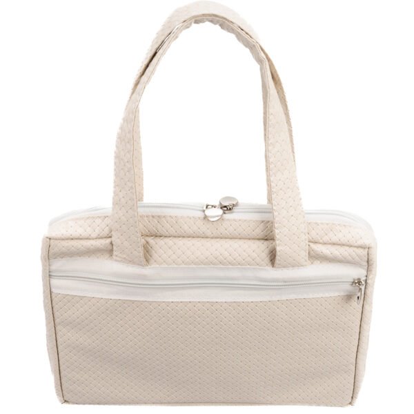 Bolsa Pasta Mostruário Joias Bijuterias Marfim com Gelo Fechada - Kratos Embalagens