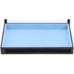 Bandeja Organizadora de Joias 1 nicho tamanho Médio cor Azul Claro - Kratos Embalagens