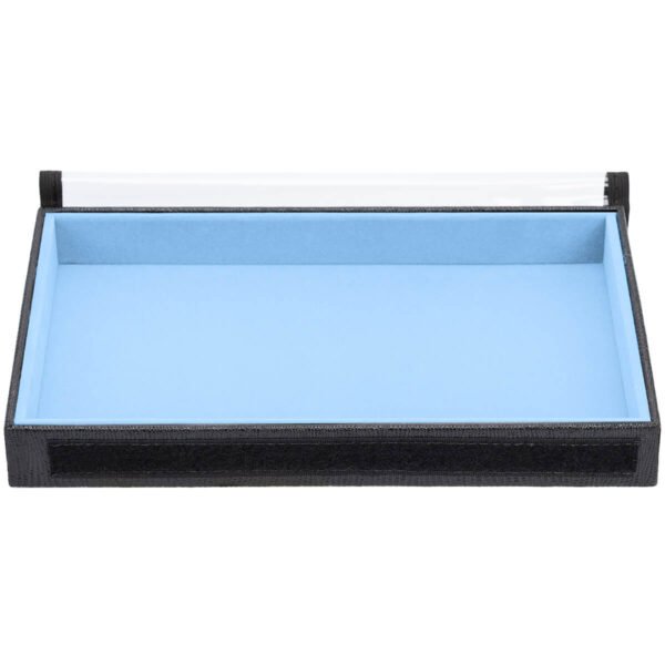 Bandeja Organizadora de Joias 1 nicho tamanho Médio cor Azul Claro - Kratos Embalagens