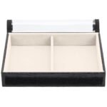 Bandeja Organizadora de Joias 2 nichos tamanho Mini cor Gelo - Kratos Embalagens