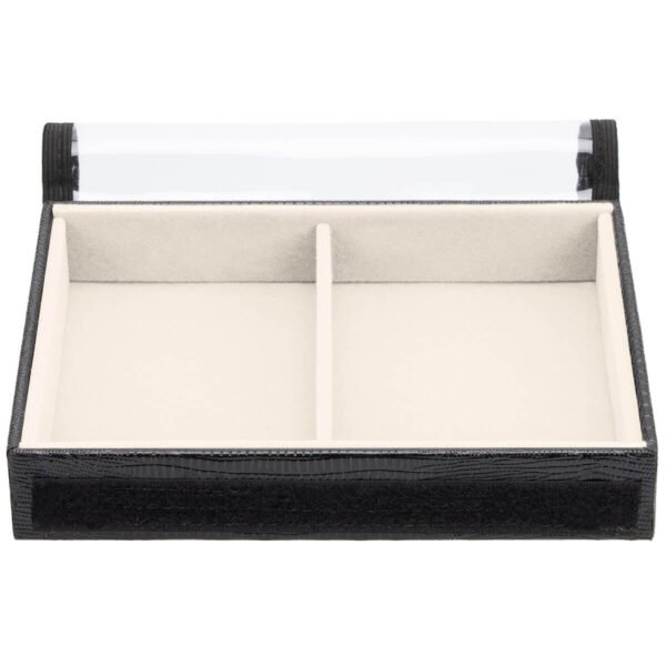 Bandeja Organizadora de Joias 2 nichos tamanho Mini cor Gelo - Kratos Embalagens