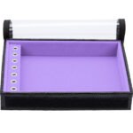 Bandeja Organizadora de com ilhoses para corrente tamanho Mini cor Lilás - Kratos Embalagens