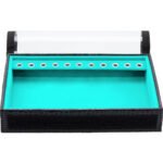 Bandeja Organizadora de com ilhoses para corrente/pulseira tamanho Mini cor Turquesa - Kratos Embalagens