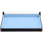 Bandeja Organizadora de Joias 1 nicho tamanho Grande cor Azul Claro - Kratos Embalagens