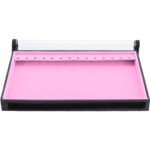 Bandeja Organizadora de Joias 14 ilhoses horizontal tamanho Grande cor Rosa Claro - Kratos Embalagens