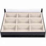 Bandeja Organizadora de Joias 9 Nichos Gelo - Kratos Embalagens