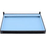 Bandeja Organizadora de Joias Tamanho Big (37x27x3cm) Azul Claro 20 ilhoses para pulseiras com Capa - Kratos Embalagens