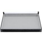 Bandeja Organizadora de Joias Tamanho Big (37x27x3cm) 1 Nicho Cinza com Capa - Kratos Embalagens